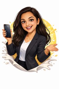 Animated avatar of Ani Mariam Philip, freelance digital marketer in Kochi.